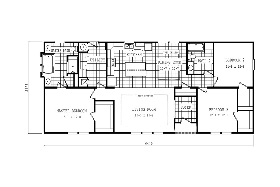 The 1553 JAMESTOWN Floor Plan