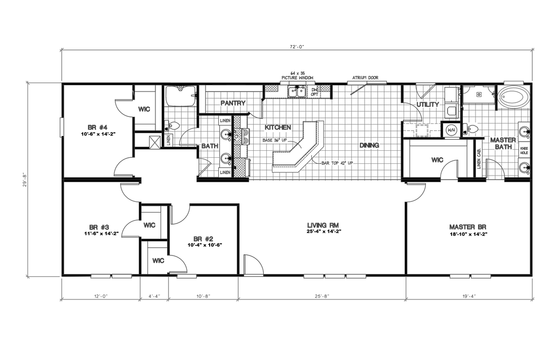 The 3554 JAMESTOWN Floor Plan