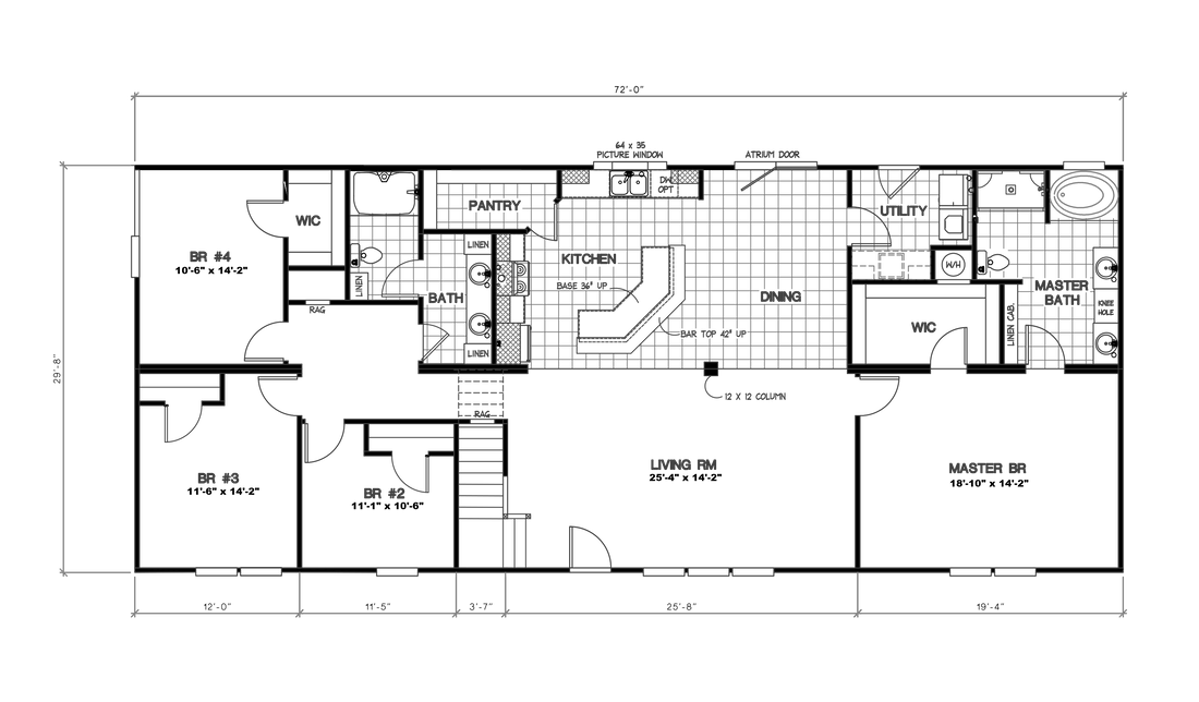 The 3554 JAMESTOWN Floor Plan
