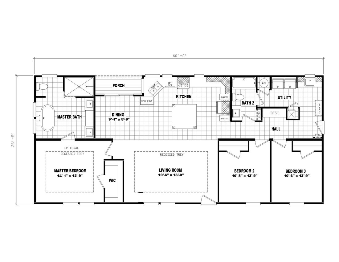 The 3558 JAMESTOWN Floor Plan