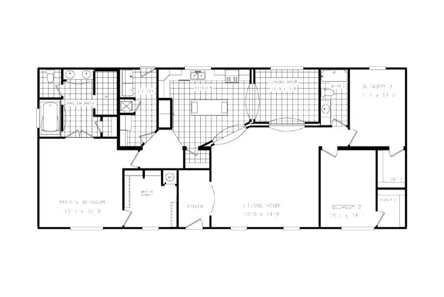 The 3545 JAMESTOWN Floor Plan