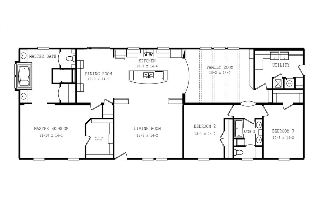 The 3539 JAMESTOWN Floor Plan